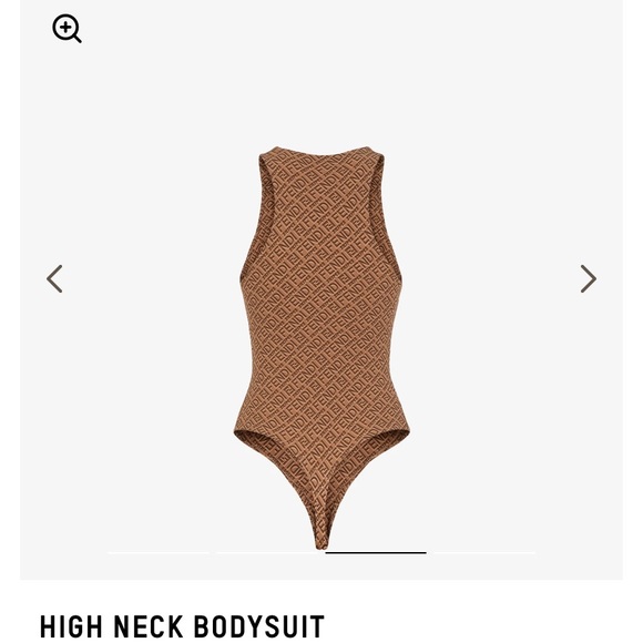 FENDI X SKIMS HIGH NECK BODYSUIT - Picture 3 of 5
